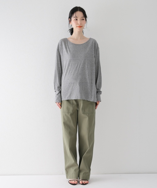 「Spick & Span」 長袖カットソー FREE ベージュ レディース_画像7