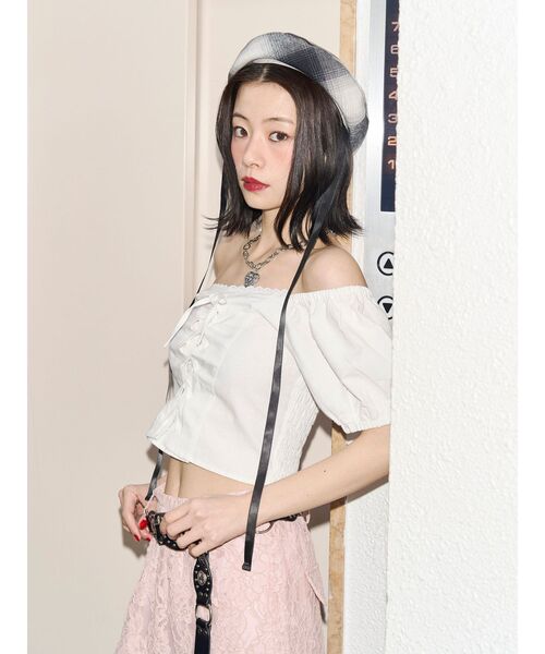 jouetie（ジュエティ） ワイドパンツ パンツ レースワイドカーゴパンツ