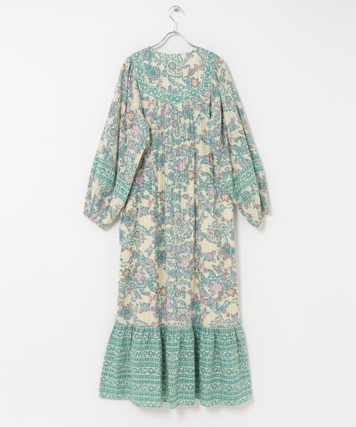 ワンピース sara mallika PAISLEY FLOWER PRINT DRESS : ZOZOTOWN