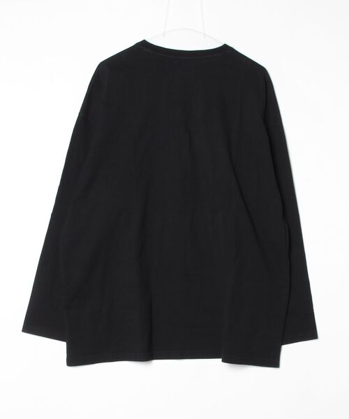 「LANVIN en Bleu」 長袖Tシャツ 52 ブラック メンズ_画像2