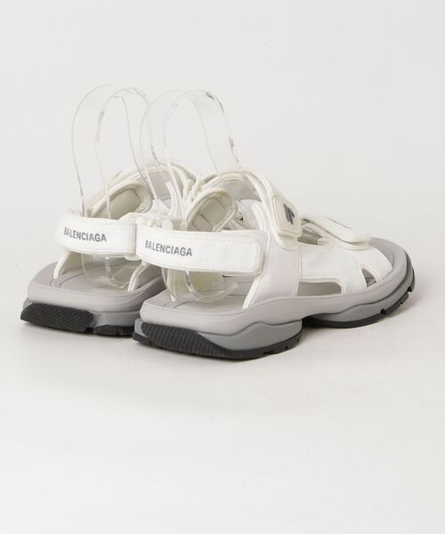 BALENCIAGA サンダル ホワイト BALENCIAGA（バレンシアガ） フラットサンダル 24.5cm ホワイト