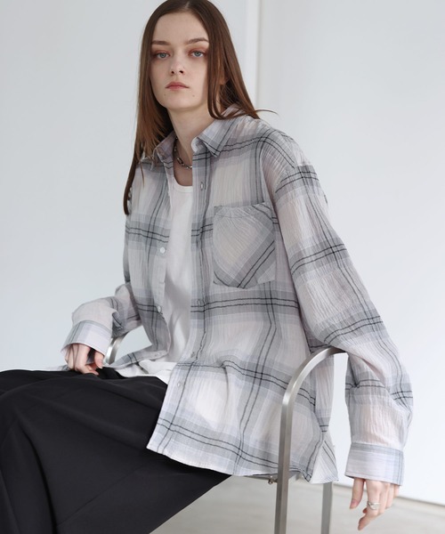 「SOCCE」 長袖シャツ M ネイビー メンズ_画像3