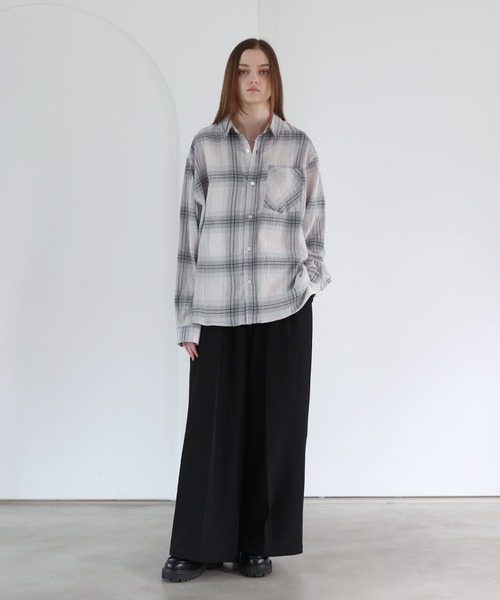 「SOCCE」 長袖シャツ M ネイビー メンズ_画像9