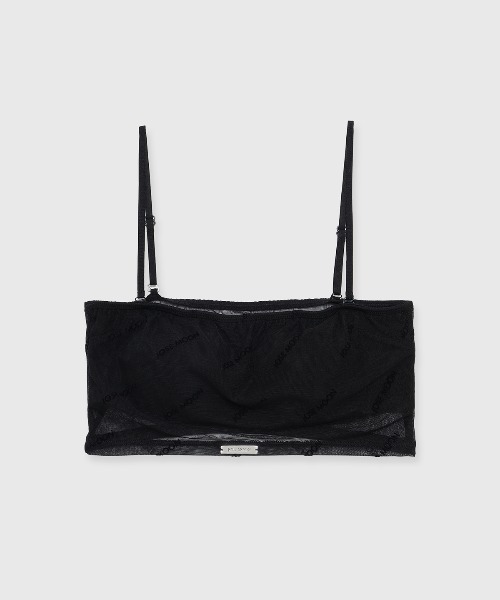 JOSE MOON（ジョゼムーン） チューブトップ ベアトップ MONOGRAM SHEER