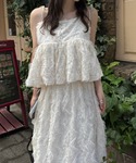 キャミソール cut jacquard tul...の詳細画像5