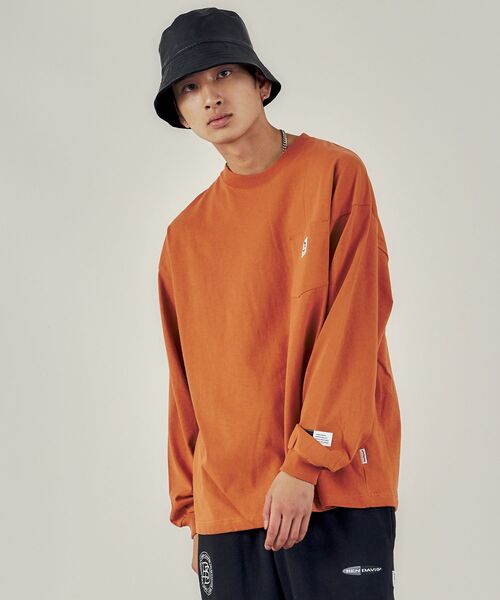 「BEN DAVIS」 長袖Tシャツ X-LARGE ブラック メンズ_画像3
