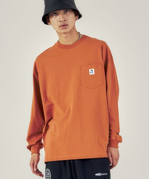 「BEN DAVIS」 長袖Tシャツ X-LARGE ブラック メンズ_画像5
