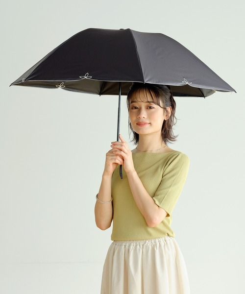 Wpc. 折りたたみ傘 遮光ドーム ワイドスカラップ ミニ