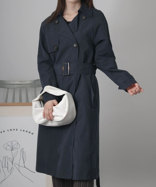 Social GIRL トレンチコート コート 「サイズ展開あり」とろみ