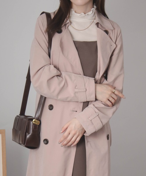 トレンチコート コート 「累計販売枚数9万枚突破！」ヴィンテージライク ロングトレンチコート レディース | Social GIRL | 22