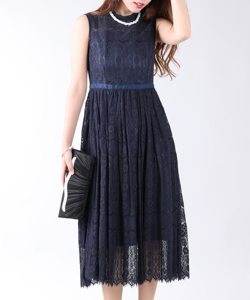 ドレス ハイネック総レースロング丈パーティードレス 結婚式ワンピース 成人式 二次会 謝恩会 セレモニー対応フォーマルドレス Zozotown Paypayモール店 通販 Paypayモール