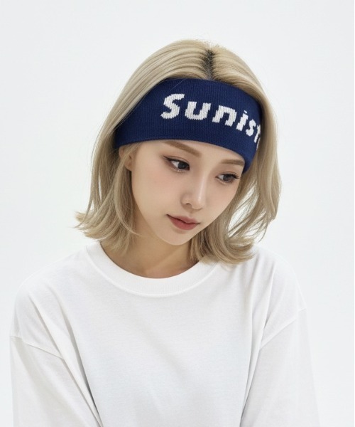 sunista（サニスタ） ヘアバンド LOGO / COOL MAX ジャガードHAIR BAND