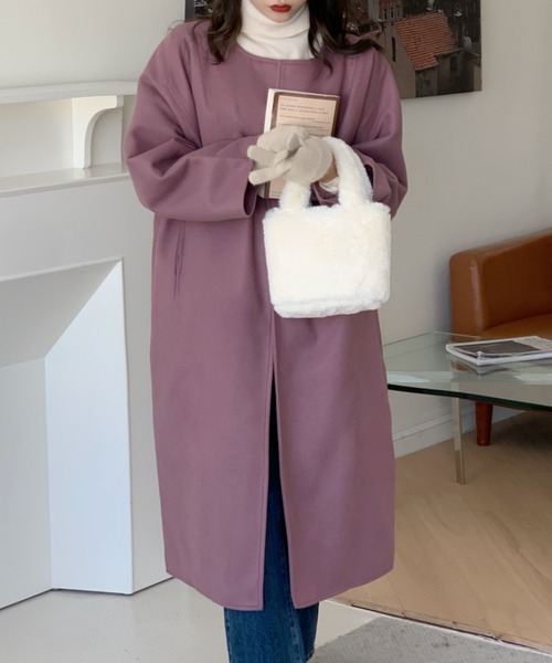ABITOKYO（アビトーキョー） ノーカラーコート コート オーバーサイズ