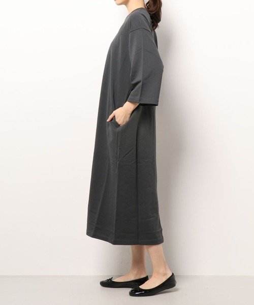 WHITE MAILS ワンピース HIGH GAUGE URAKE LONG DRESS