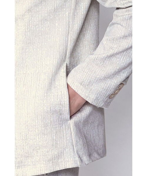 HIGH STREET ジャケット ノーカラージャケット STREET∴モザイク  