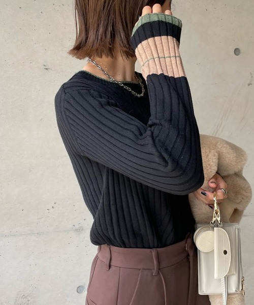 DouDouニット DouDou ニット セーター ケーブルニット レディース : ZOZOTOWN