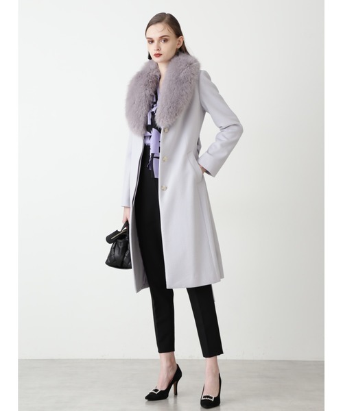 ピンキー&ダイアン　PINKY &DIANNE カシミヤ混ベルテッドコート PINKY&DIANNE｜カシミヤ混ベルテッドコート | Rakuten Fashion(楽天