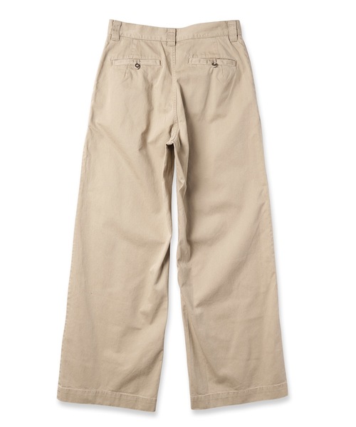 RYU チノパン vintage satin wide full-length pants メンズ