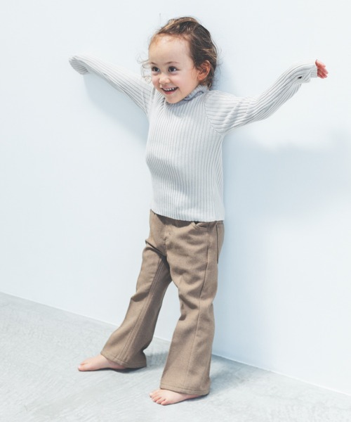 パンツ スラックス 「ooju」ooju × Lee フレアリーンズパンツ（キッズ  