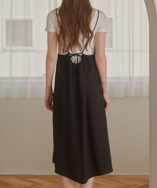 ACYM ワンピース String gather cami : ZOZOTOWN Yahoo!店