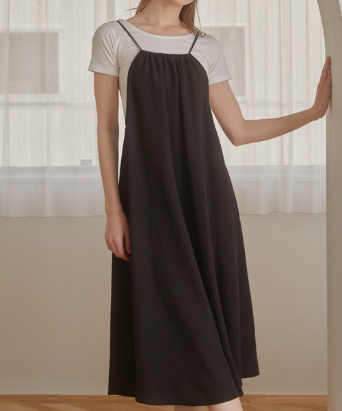 ACYM（アシーム） ワンピース String gather cami ワンピース