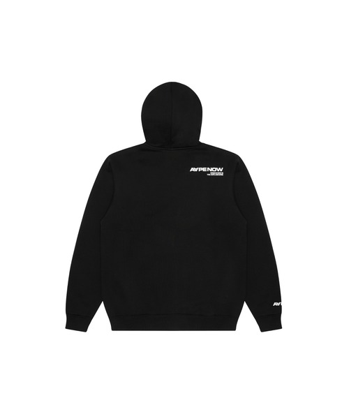 AAPE NOW ブラック フード付きパーカー AAPE BY A BATHING APE（エーエイプバイアベイシングエイプ） パーカー