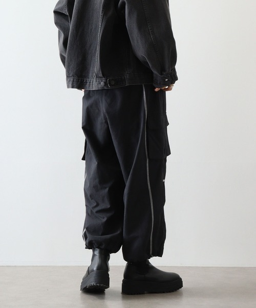 FUNALIVE（ファンアライブ） カーゴパンツ スウェードタッチ ステッチ