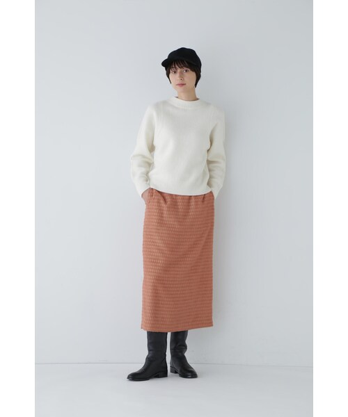 human woman / ヒューマンウーマン ◆袖ラインニット human woman（ヒューマンウーマン）の「◇袖ラインニット