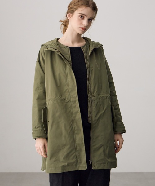 ドゥロワー　モッズコート ドゥロワー Drawer 18AW ファースリーブモッズコート ミリタリーコート