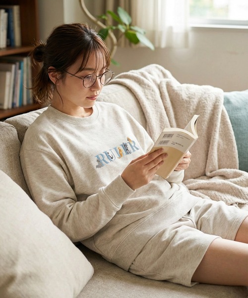 トレーナー スウェット 「84」「セットアップ」アニマルラメロゴ刺繍