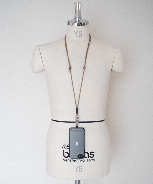 SENTI（センティ） ネックレス CLIP HOOK LEATHER STRAP メンズ