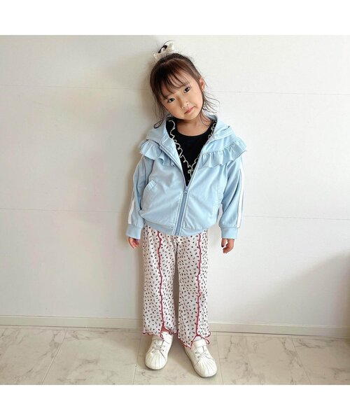 BREEZE（ブリーズ） カーディガン フリルジャージ キッズ 子供服
