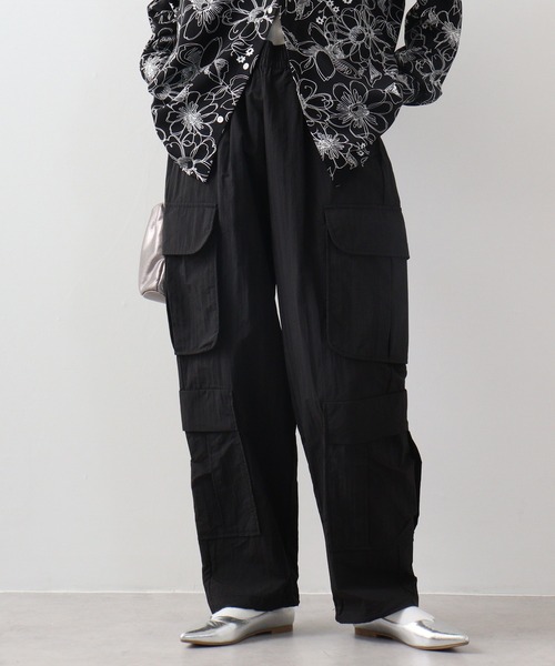 FUNALIVE カーゴパンツ ナイロンワッシャー 4ポケット メンズ