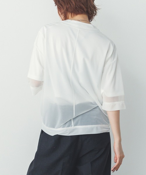 hunch（ハンチ） tシャツ 「WEB限定/別注」シアー 半袖Tシャツ