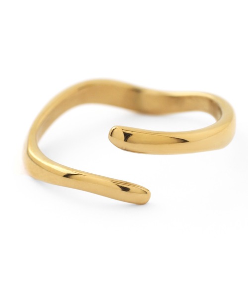 ANEMONE（アネモネ） 指輪 リング 「ステンレス」ウェーブメタルリング