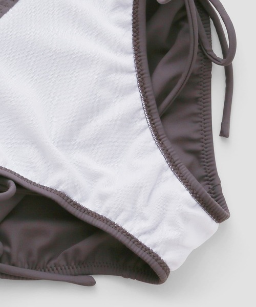 San-ai Resort 三愛水着楽園 水着 シフォンリボンビキニ「BLUE EDGE