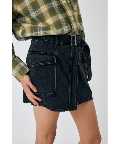moussy ミニスカート MOUSSY | PLEATED デニムミニスカート (スカート ) |SHEL'TTER