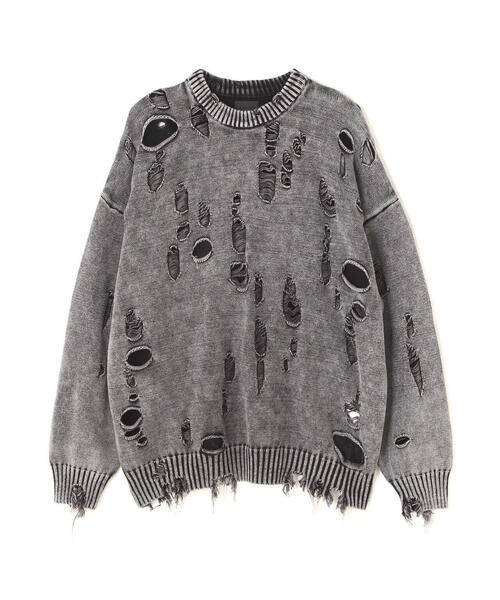 。 Dankeschon ダメージニット DankeSchon／ダンケシェーン／DAMEDE KNIT／ダメージニット