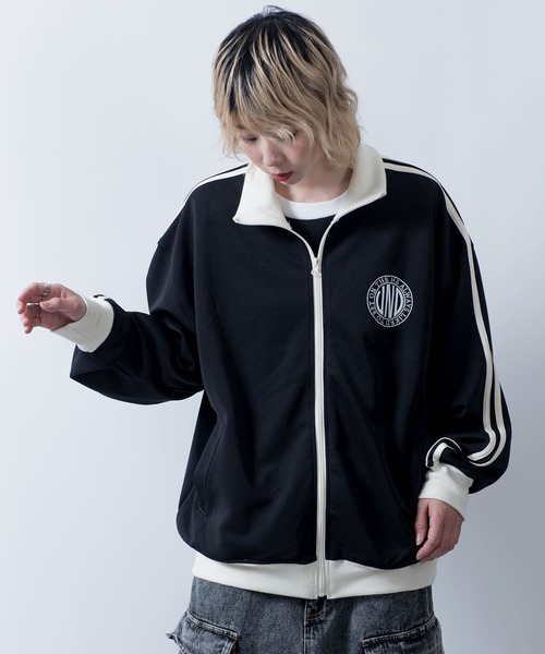 Starting Over ジャージ embroidery side line track jacket/胸