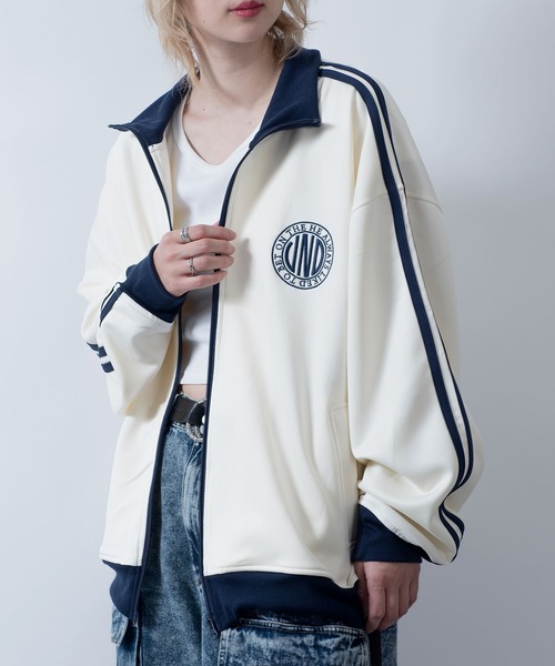 バーバリー 16AWサイドライントラックジャケットM プローサム Starting Over ジャージ embroidery side line track jacket/胸