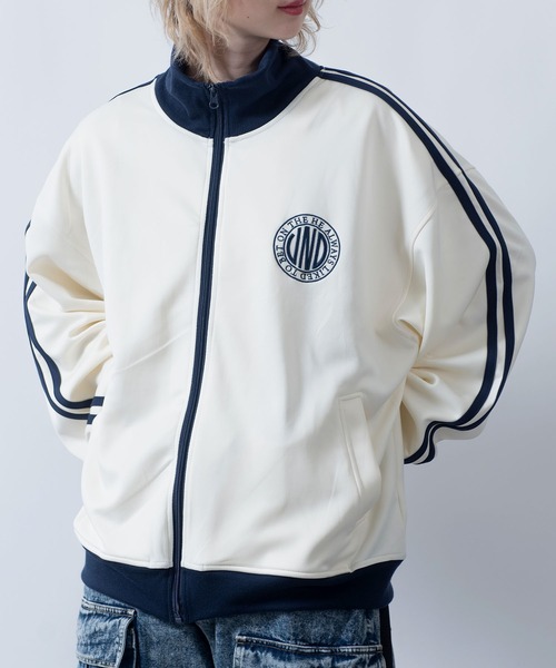 Starting Over ジャージ embroidery side line track jacket/胸