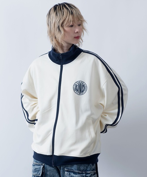 Starting Over ジャージ embroidery side line track jacket/胸