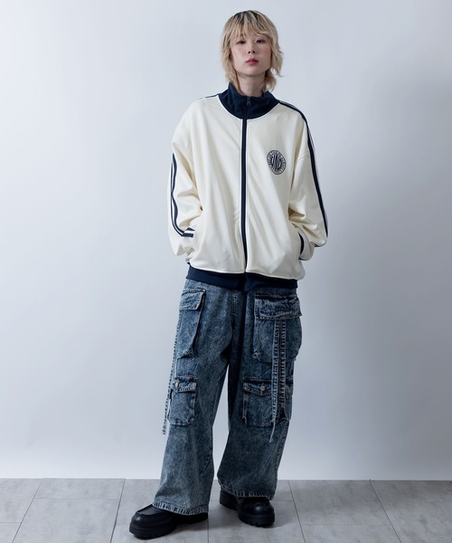 Starting Over ジャージ embroidery side line track jacket/胸