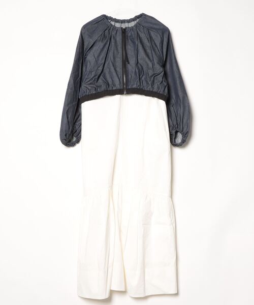 ELENDEEK」 コンビワンピース 02 ネイビー レディース : 86826879  