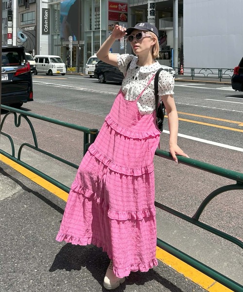 Alley Tokyo ワンピース フリルティアードキャミワンピ : ZOZOTOWN Alley Tokyo ワンピース フリルティアードキャミワンピ : ZOZOTOWN