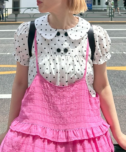 Alley Tokyo ワンピース フリルティアードキャミワンピ : ZOZOTOWN