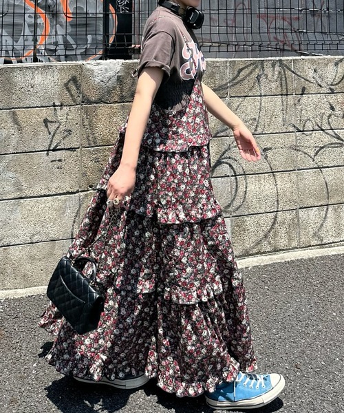 フリルティアードキャミワンピ（ワンピース）｜Alley Tokyo