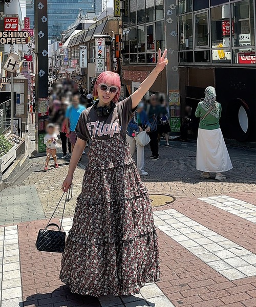 Alley Tokyo ワンピース フリルティアードキャミワンピ