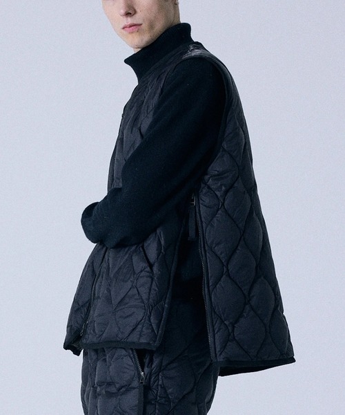 TAION ダウンベスト ベスト TAION/タイオン MILITARY V NECK W