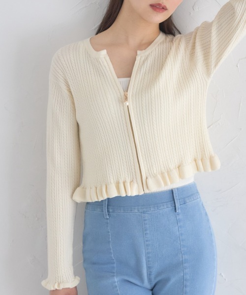 tocco closet（トッコ クローゼット） ブルゾン アウター パール 